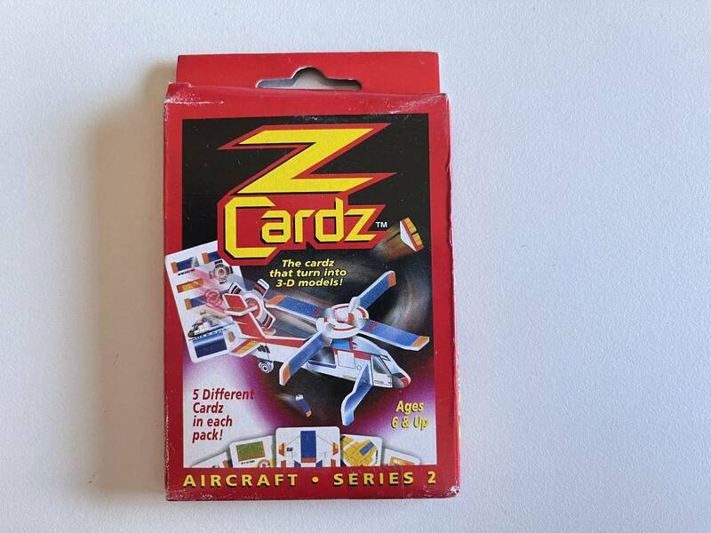 ☆ラス１！希少！【Z Cardz】 ゼットカーズ AIRCRAFT SERIES 2 ちっこい飛行機プラモデル５機セット ☆彡