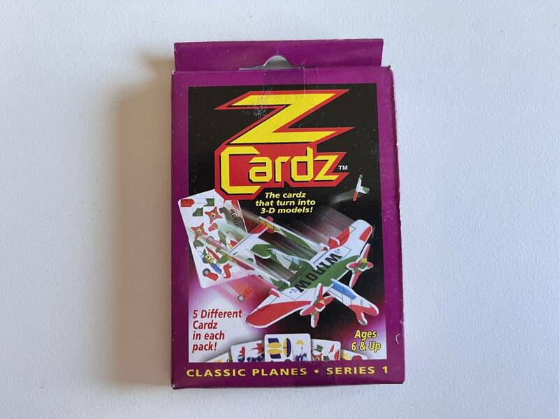 ☆希少！【Z Cardz】 ゼットカーズ CLASSIC PLANES 1 ちっこい飛行機プラモデル５機セット ☆彡