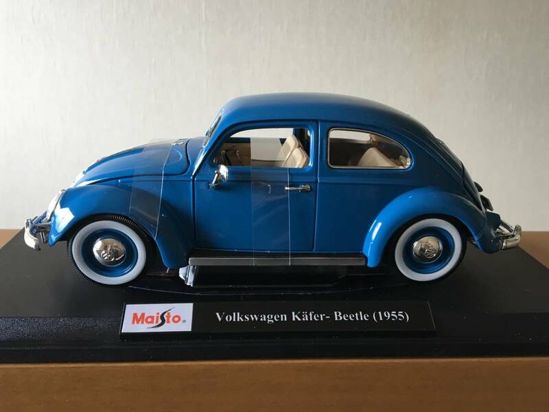 ラスト 希少 Maisto マイスト 1/18 Volkswagen Kafer-Beetle (1955) ブルー