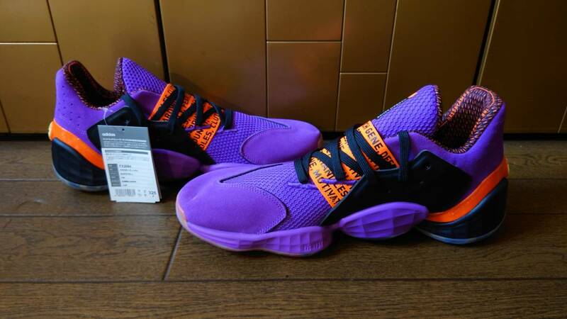 【HK4S/2023/0526】◎ADIDAS◎MCDONALD'S◎HARDEN VOL. 4 'HARDEN SAUCE'◎ACTIVE PURPLE CORE BLACK SOLAR ORANGE◎14.5◎未着用新品◎