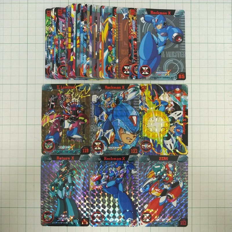 フルコンプ カードダス ロックマンX メガミッション パート3 キラカード キラ プリズム バンダイ ROCKMAN X MEGA MISSION PART1 カード