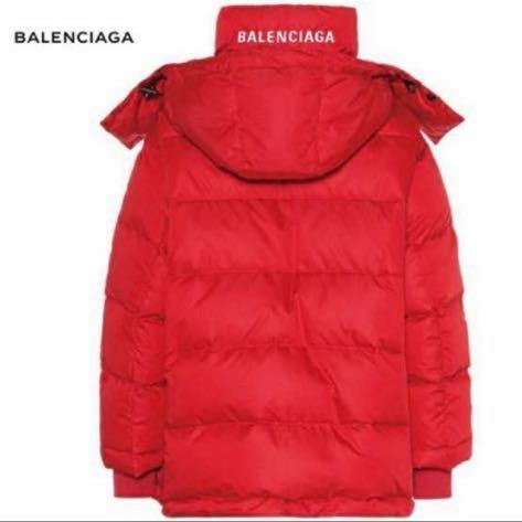 BALENCIAGA バレンシアガ Puffer jacket レッド 36