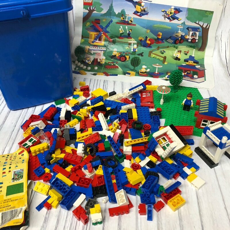 m001 J レゴブロック LEGO 4267 青バケツ 基本セット まとめ 現状渡し
