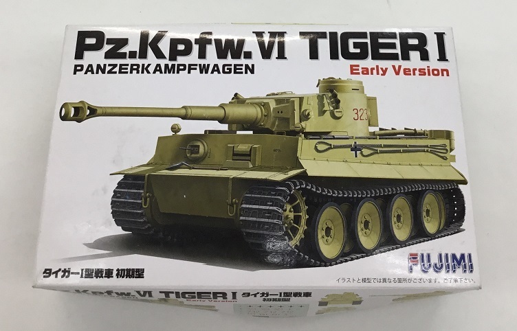 Pz.Kpfw.VI TIGER IタイガーI型戦車 初期型 FUJIMI フジミ プラモデル 未使用品