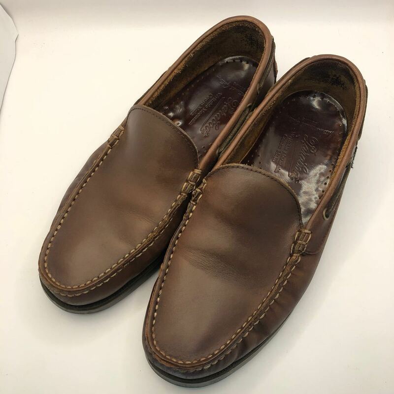 Paraboot パラブーツ veritable mocassin cousu main ローファー 革靴 レザー ブラウン シューズ BEAMS