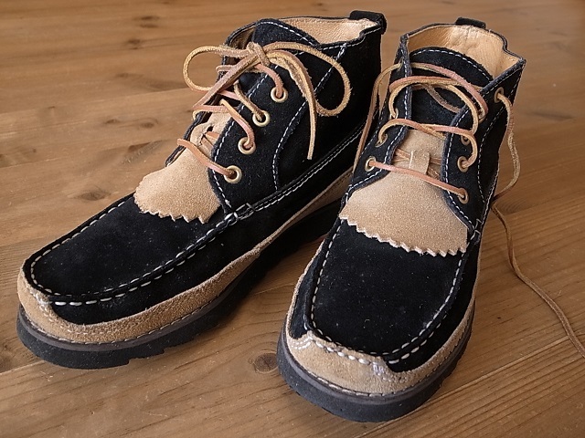 ポルトガル製 WANDER SHOES 革靴 チャッカ ブーツ レザーシューズ シャークソール サイズ 約27ｃｍ