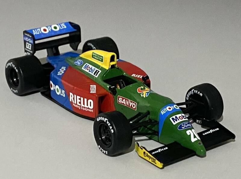 1/43 Benetton Ford B190 1990 Nelson Piquet #20 ◆ 3位 1990 FIA F1 World Championship ◆ ウィリアムズ - DeAgostini DEA040