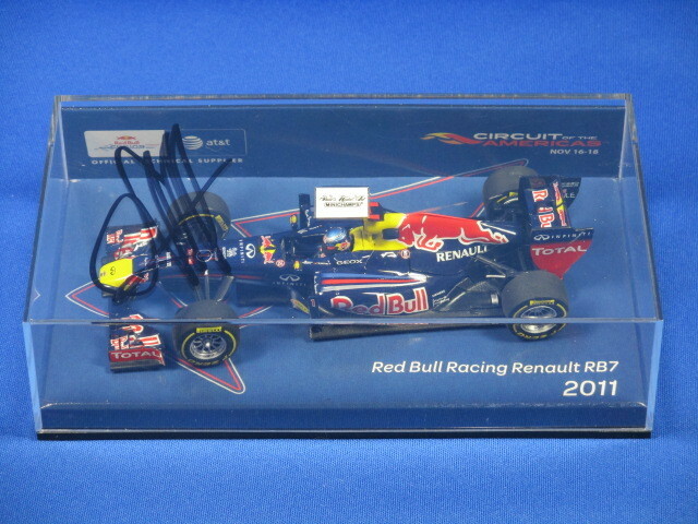 ★AT&T プロモ 　　Red Bull Racing Renault RB7 2011　　 S.Vettel 　　LE:40pcs　 1/43 　 　 Minichamps製 　(管:MC-028)