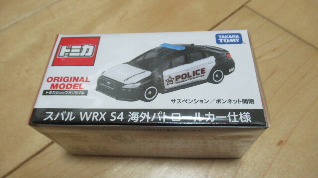 ★トミカ スバル WRX S4 海外パトロールカー仕様 パトカー 新品未開封 トミカショップ オリジナル