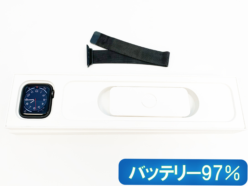 【バッテリー97％】 Apple Watch SE 44mm Cellular ミラネーゼループ MYF12J/A GPS