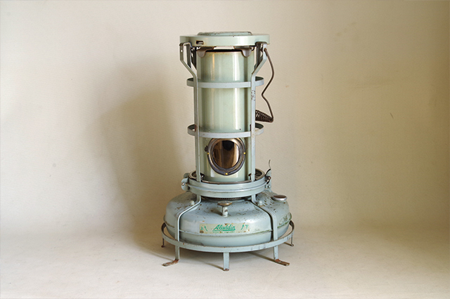 ■アラジンストーブ 15型 丸ノブ ブルーフレーム 窓・芯新品交換済 動作確認済 d1112■