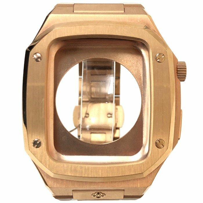【美品】ゴールデンコンセプト GOLDEN CONCEPT Apple Watch Case アップルウォッチケース 44ｍｍ EV44 ローズゴールド
