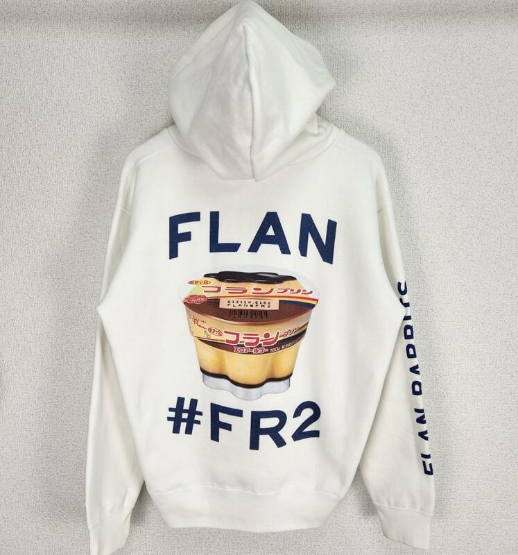 美品★希少L★FR2 × FLAN コラボ限定 プルオーバーパーカー 白