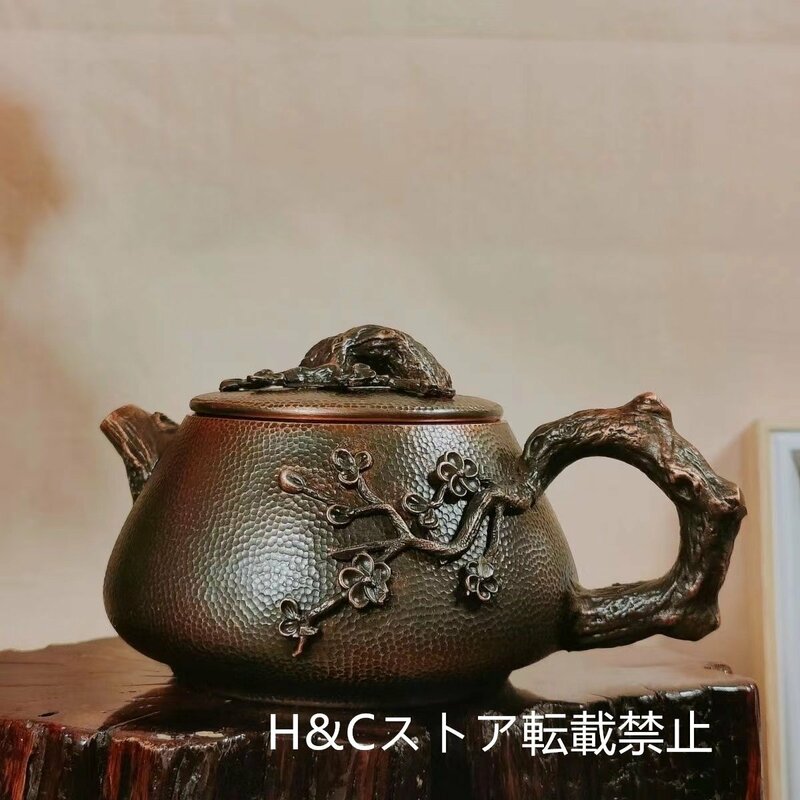 職人手作り 陶器 煎茶道具 茶壺 茶壷 急須 茶器 茶道具 容量：300ML