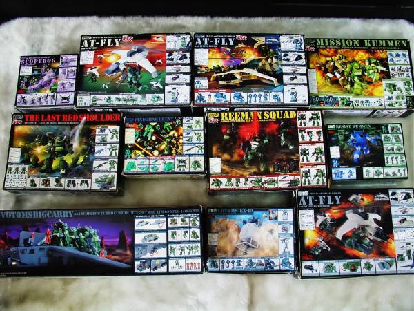 ★ ☆同梱OK☆ 装甲騎兵 ボトムズ 【希少】 アクティックギア EX-01～11 11箱 コンプリートセット 全19体+5機 ★