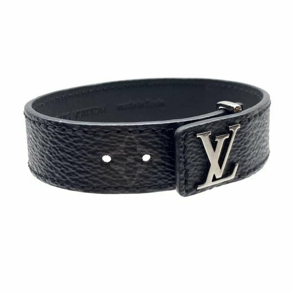 LOUISVUITTON ルイヴィトン M6456D LVスリム モノグラムエクリプス バングル ブレスレット サイズ19 ジュエリー メンズ 管理RY23005102