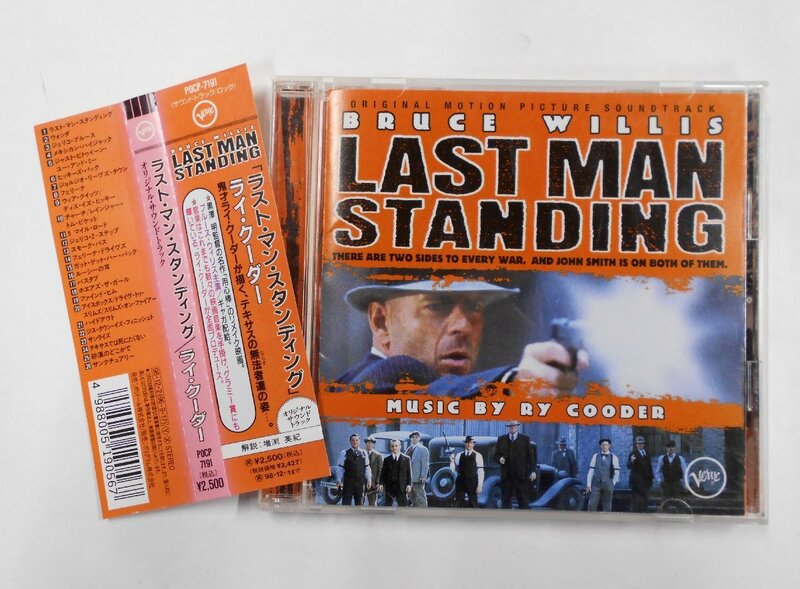 CD Last Man Standing ラストマン・スタンディング サントラ盤 Ry Cooder ライ・クーダー 【ス37】