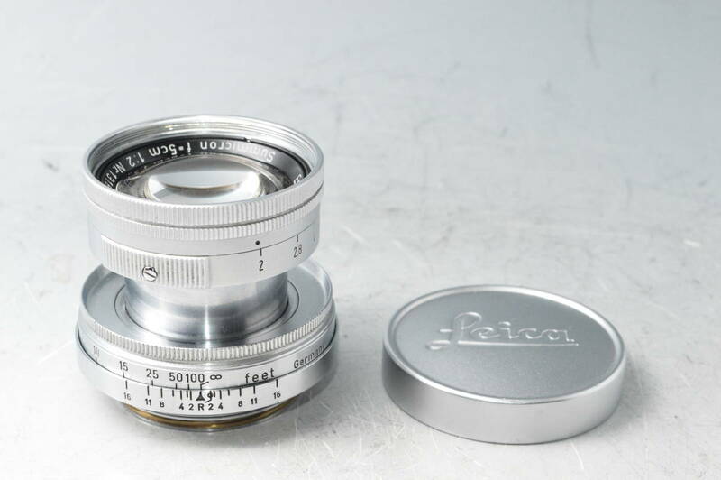 #a0963【外観美品】 Leica ライカ ズミクロン L50mm F2 (沈胴)