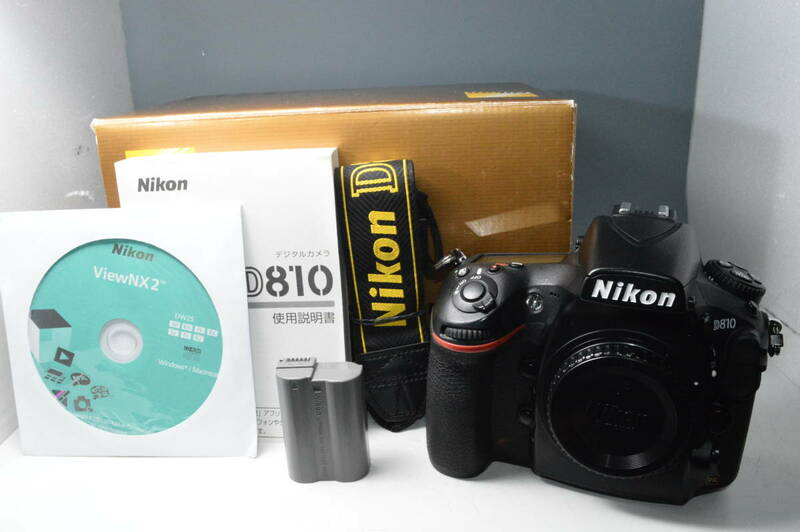 #a0992【美品】シャッター数30786回 Nikon ニコン D810 ボディ