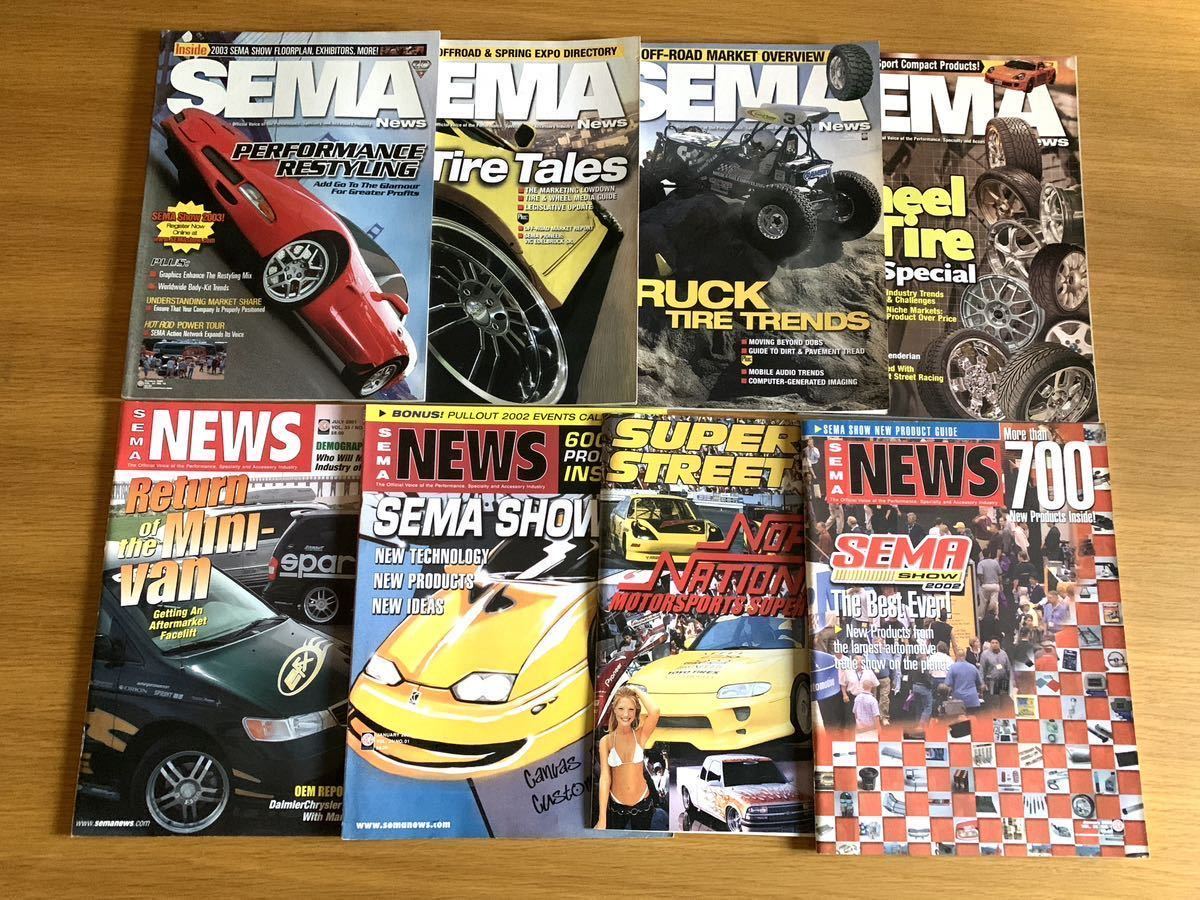 会場限定SEMA SHOW SEMA NEWS 01'〜05' NAPI NATIONALS 01'冊子カタログAPC Racing ワイスピ スポコン custom car show