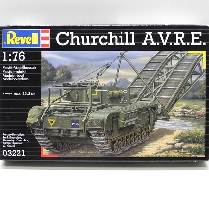 Revell 1/76【03221】Churchill A.V.R.E. レベル チャーチル架橋戦車 プラモデル ※箱未開封・未組立て
