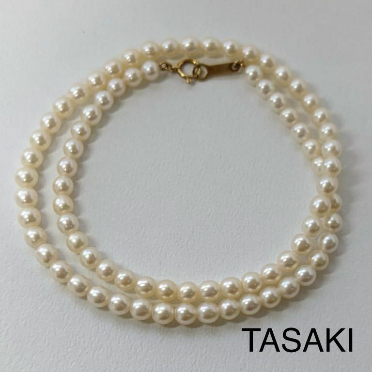TASAKI　田崎 K18　本真珠　ベビーパール　ネックレス　チョッカー