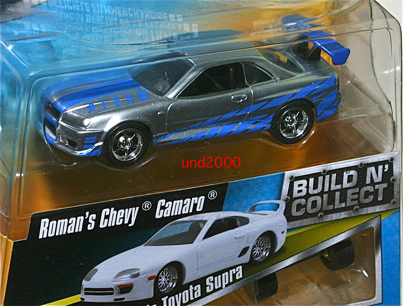 エラー Jada ワイルドスピード 1/55 ニッサン スカイライン GT-R R34 日産 Brian's Nissan Skyline Fast & Furious ブライアン