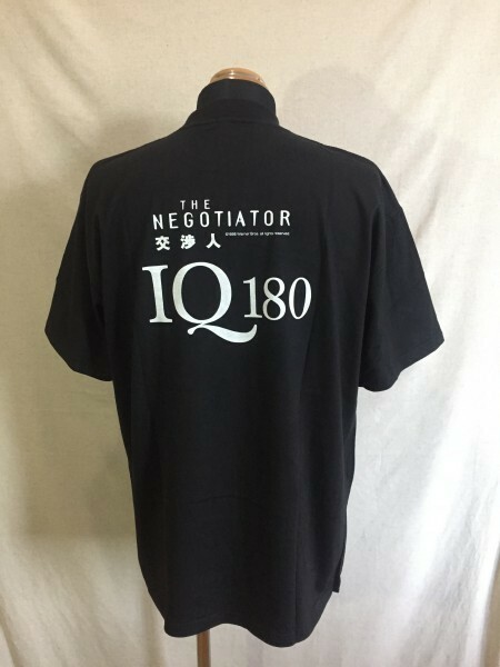 【THE NEGOTIATOR / 交渉人】 映画Tシャツ サミュエル・L・ジャクソン主演 Warner STAR ALLIANCE 90s 美品 サイズL 