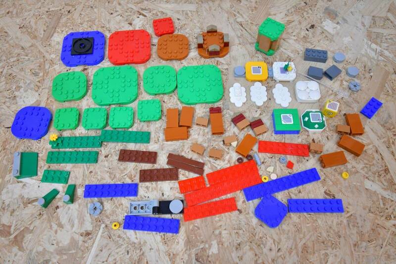 レゴ LEGO マリオ　スーパーマリオ　ブロック　部品　パーツ　まとめて
