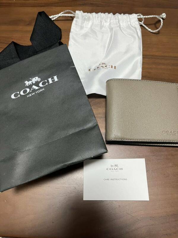 コーチ COACH 2つ折りたたみ財布 MADE IN INDIA NO. k1544 75096