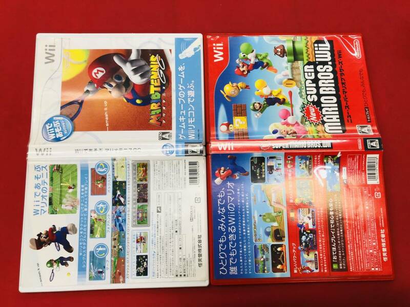 Wiiであそぶマリオテニス ニュースーパーマリオブラザーズ 即落札！！ セット