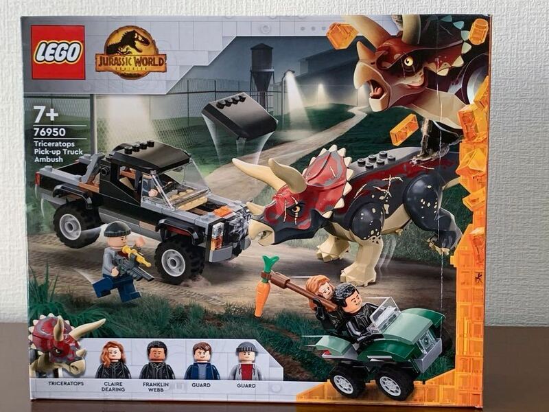 【新品未開封】LEGO レゴ　76950 トリケラトプスのトラック襲撃 ジュラシックワールド [ブロック玩具] レア