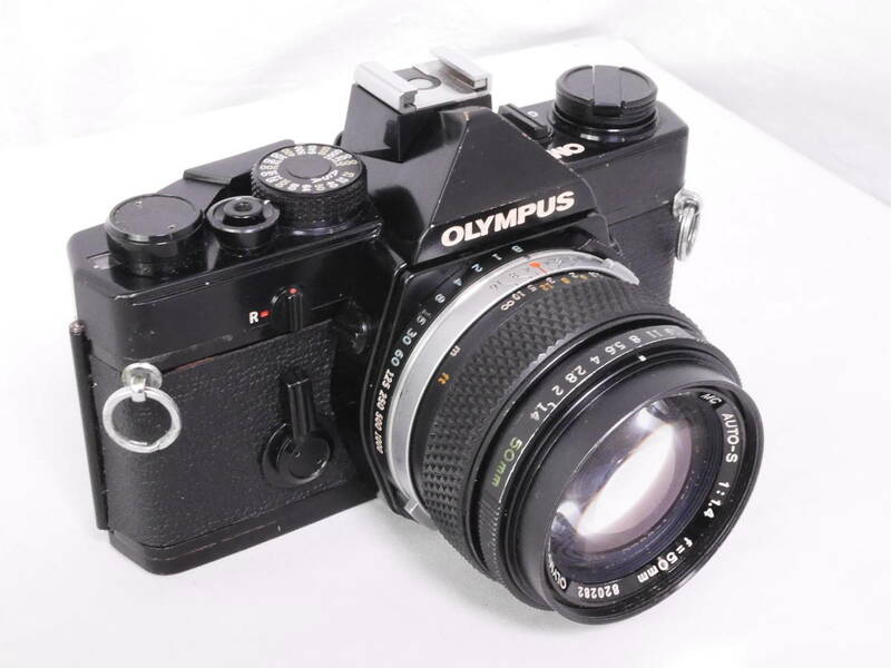 OLYMPUS OM-1 + AUTO-S 50mm f1.4　フィルムカメラレンズセット