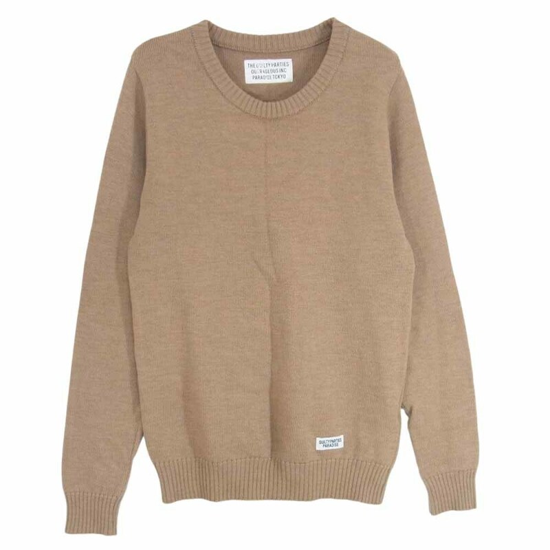 WACKO MARIA ワコマリア 16SS 16SS-WMK-KN01 GUILTY PARTIES CLASSIC CREW NECK SWEATER クラシック クルーネック セーター ニット【中古】
