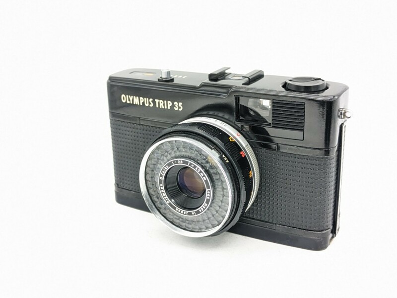 レア！完動品！OLYMPUS TRIP35 ブラックボディ フィルムカメラ