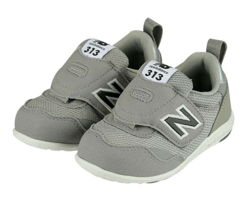 ニューバランス ベビー ファーストスニーカー IT313 FIRST (IT313F) グレー 12.5cm マジックテープ 男の子 女の子 New Balance シューズ