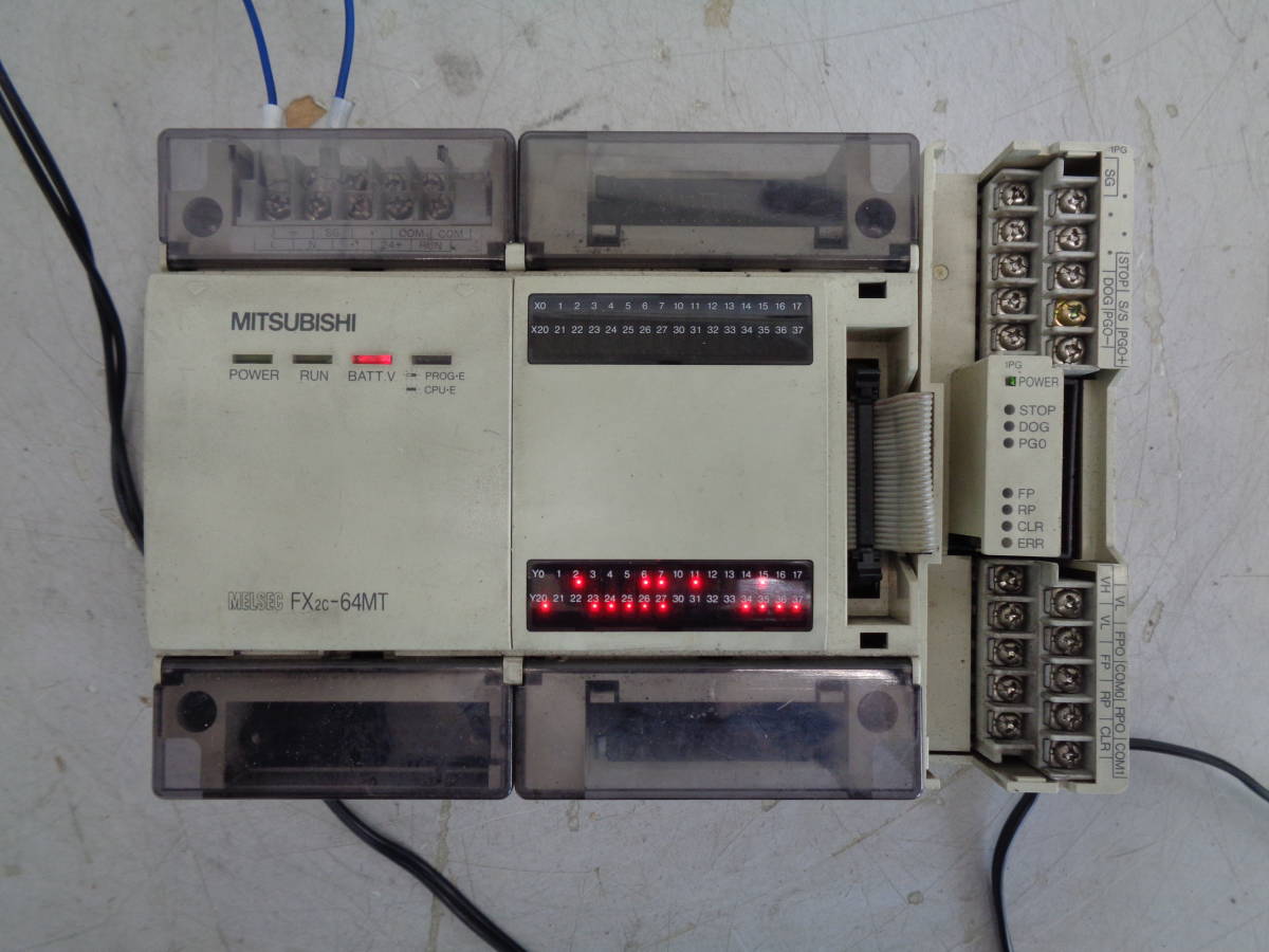 MK9626 MITSUBISHI 三菱 PLC シーケンサー FX2C-64MT / FX-1PG