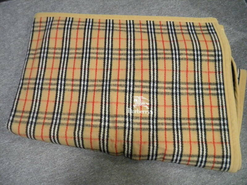 ★BURBERRY バーバリー★ウール毛布★ダブル サイズ 180×230