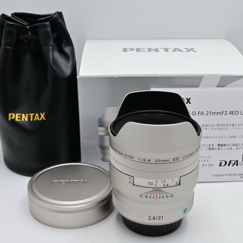 ★新品級★ペンタックス HD PENTAX-D FA 21ｍｍF2.4ED Limited DC WR シルバー