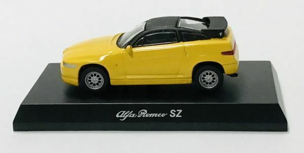 ○ MKA143 サークルKサンクス限定　京商 アルファロメオミニカーコレクション Alfa Romeo SZ 黄　1/64