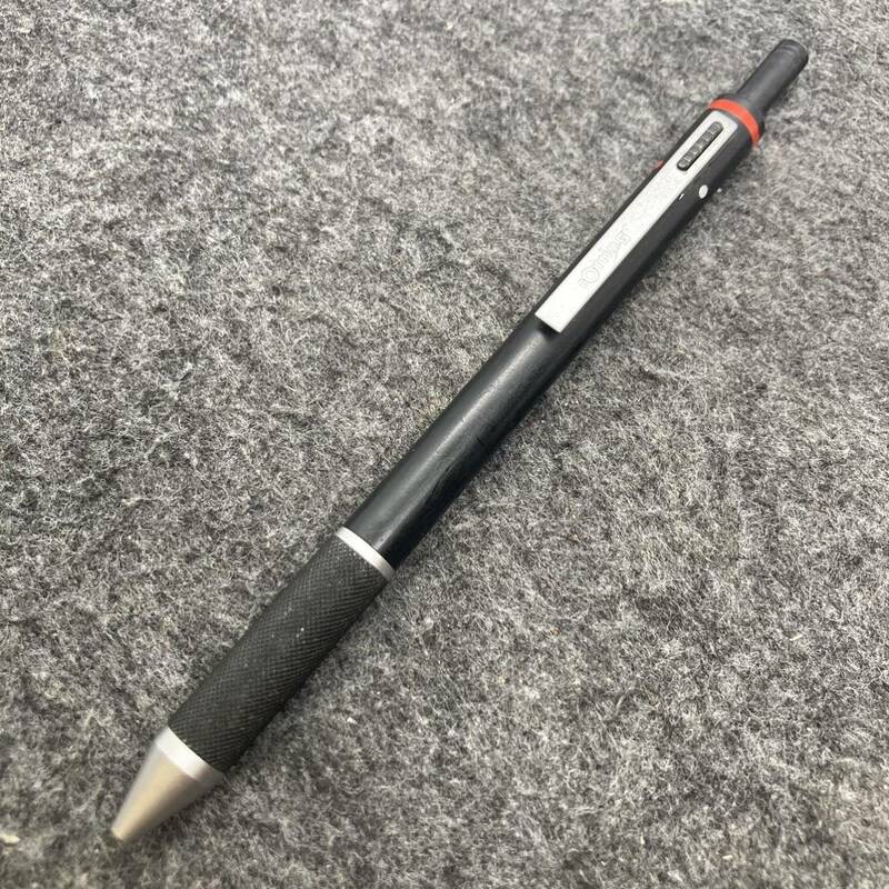 PE1331□rotring ロットリング 多機能ペン ボールペン シャーペン triopen トリオペン ブラック 筆記確認済み 廃番 レトロ