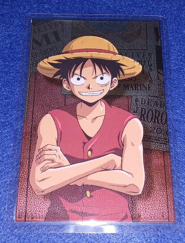 即決 送料無料 劇場 ONE PIECE ワンピース ねじまき島の冒険 ラミカード ルフィ / ラミネート カード