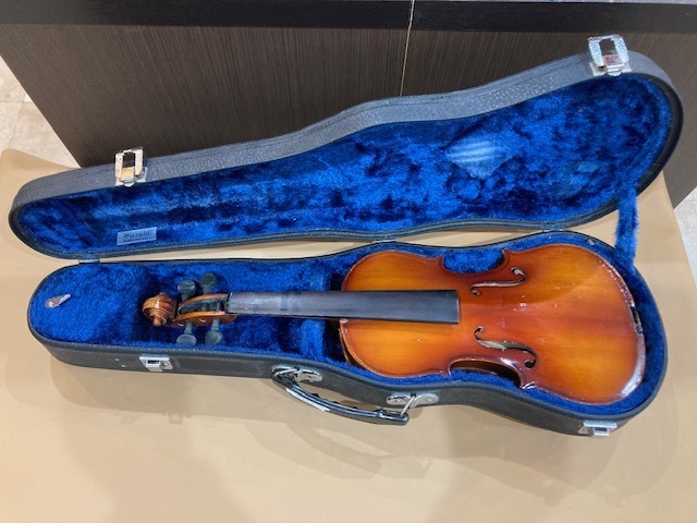 バイオリン　キソスズキバイオリンNo.200　1/4サイズ　1978年製　現状渡しジャンク品