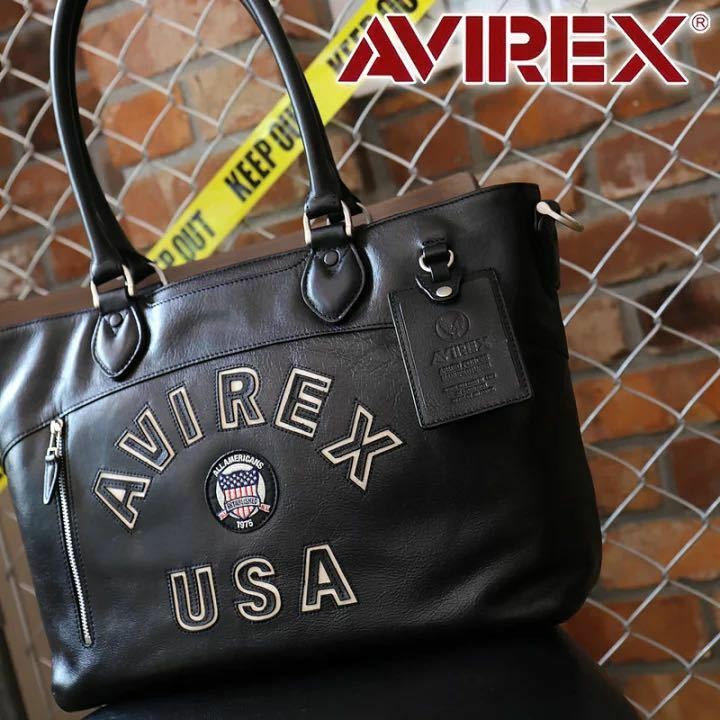 アビレックス バッグ トートバッグ メンズ 本革 ショルダーバッグ アヴィレックス AVIREX 限定モデル レディース 男女兼用 BULTO AVX5627