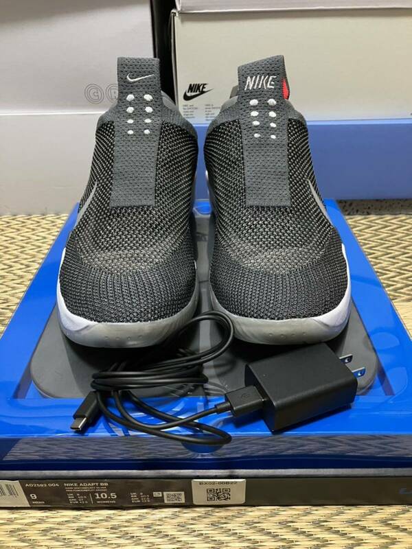 Nike Adapt BB（アダプト）Dark Grey us9（27cm）美品