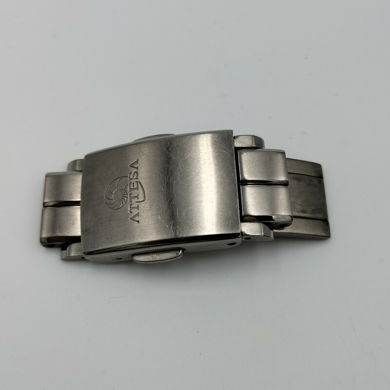 【中古品】腕時計 部品 CITIZEN アテッサ H106-T010407 バックル 中留め クラスプ 尾錠 ベルト バンド ストラップ