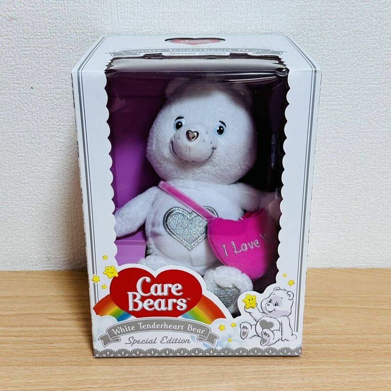希少 未開封 世界限定2000個 ケアベア Care Bears ホワイトテンダーハートベア スペシャルエディション