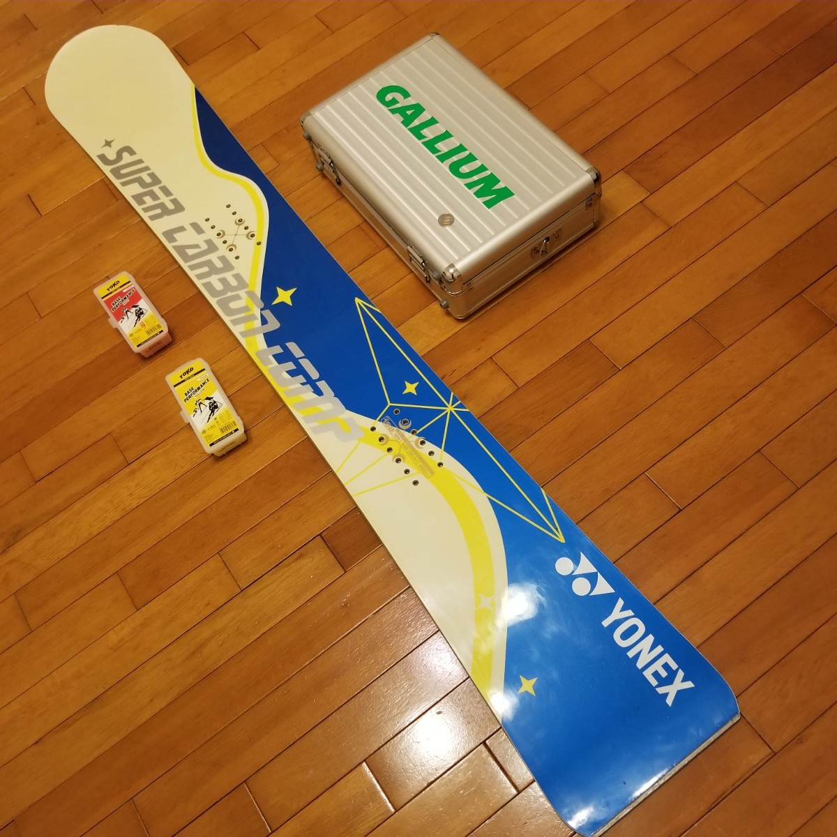 ★即滑走 YONEX SUPER CARBON COMP 158 2007-2008　ソールガード付き　電動ロトブラシチューンナップ済ホットワックス エッジビベリング済