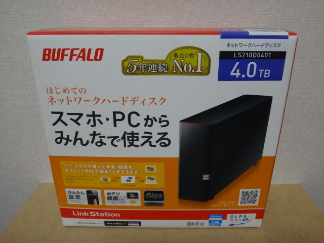 ※ BUFFALO LinkStation LS210D0401 4.0TB ネットワークハードディスク NAS 初期化済 欠品なし ★