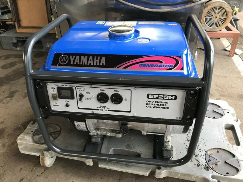 YS3173★宮崎鹿児島★直接引き渡し歓迎★引取限定 エンジン工具 YAMAHA ヤマハ 発電機 50HZ EF23H 本体のみ 屋外作業 アウトドア